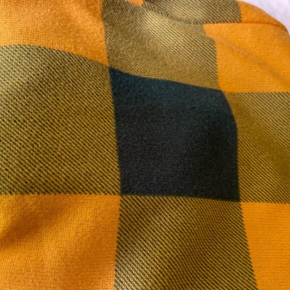 LONG Green and Gold Open Light Open Front Sweater (Duster) - S - Picture 6 of 6